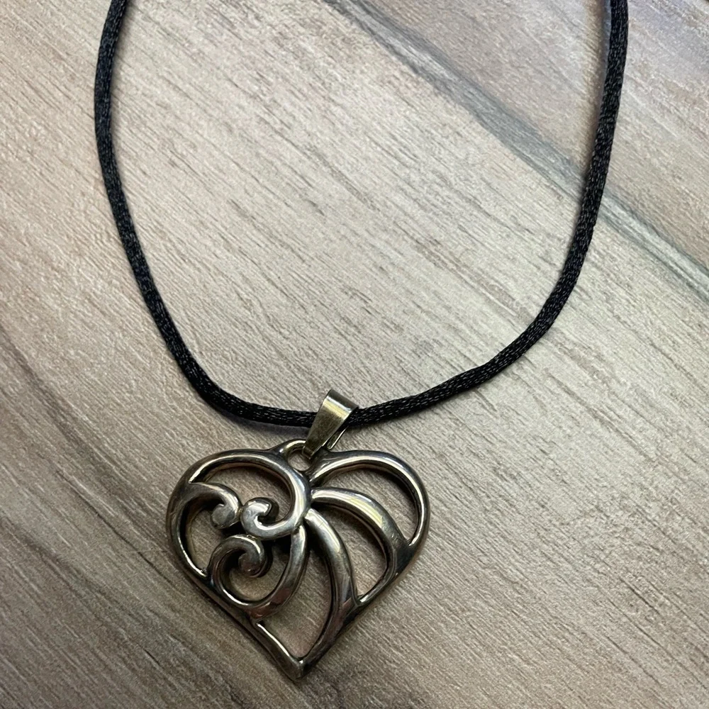 Sterling Silver Heart Necklace NWT